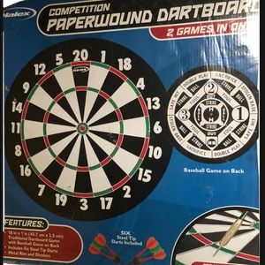 Competition DartBoard And Baseball Game